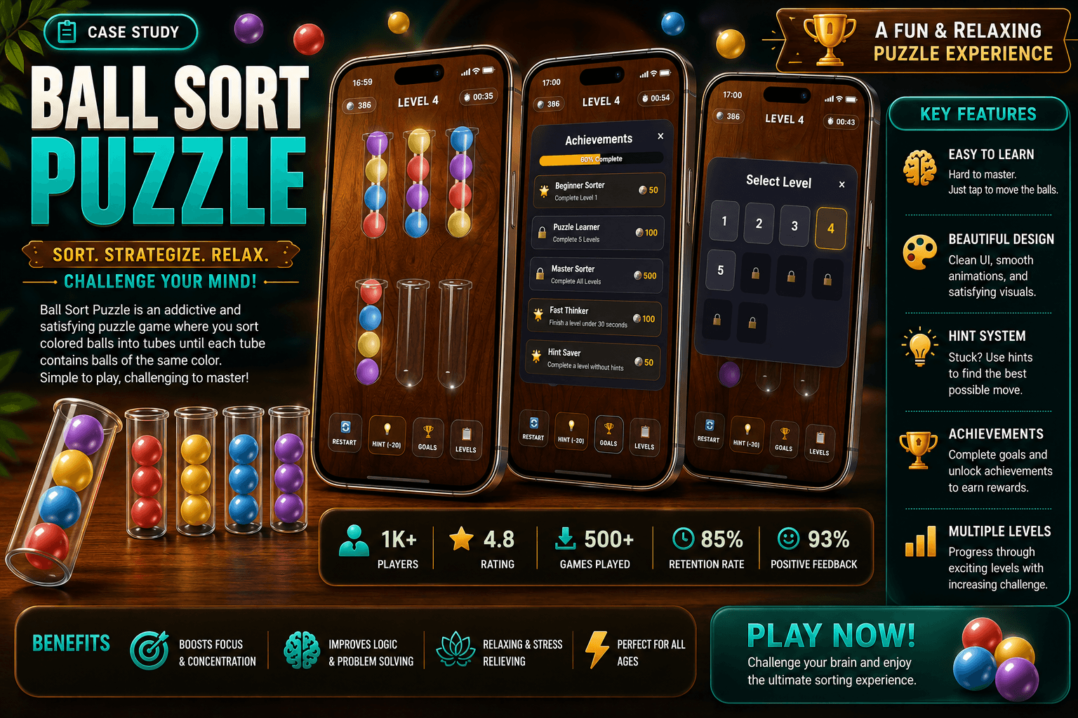  Ball Sort Puzzle